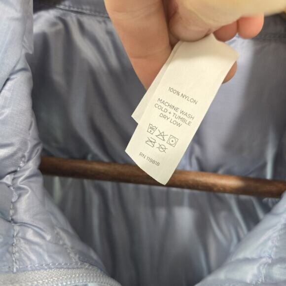 Oiselle Vest Womens Medium Blue Puffer Pertex Synthetic Primaloft So Fly - Picture 9 of 13